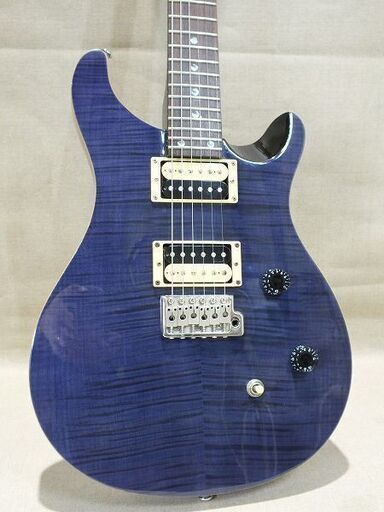 【苫小牧バナナ】極美品 PRS SE PRS SE CUSTOM24 ブルー 使用感極少 ピカピカの1本 ポールリードスミス