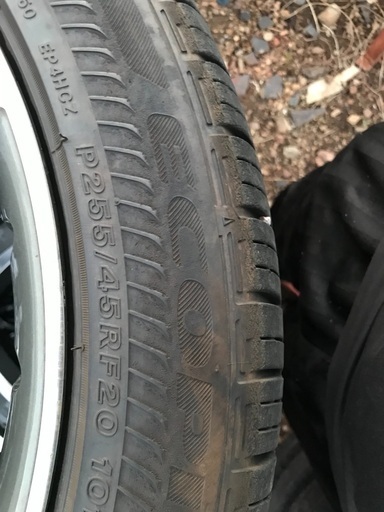 ホイール 20インチ K-force 255/45r20