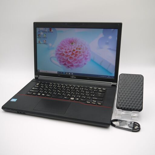 【外付けHDD500GBおまけ付き】Corei5 メモリ8GB SSD128GB  富士通 ノートパソコン⑤