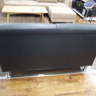 アーバン通商のブラック2人掛けソファのご紹介！【トレジャー