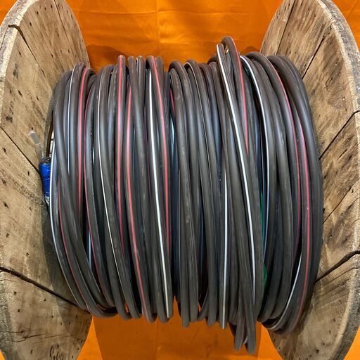 ★中古★ 矢崎電線 CVTケーブル 60sq × 3C 推定42.5m 残125kg (154)