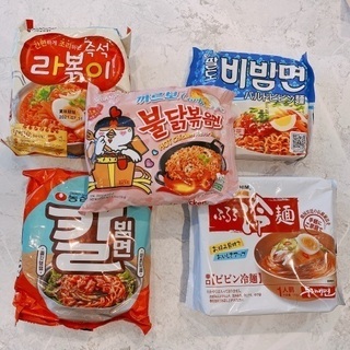 韓国⭐︎乾麺　袋麺　5個セット！
