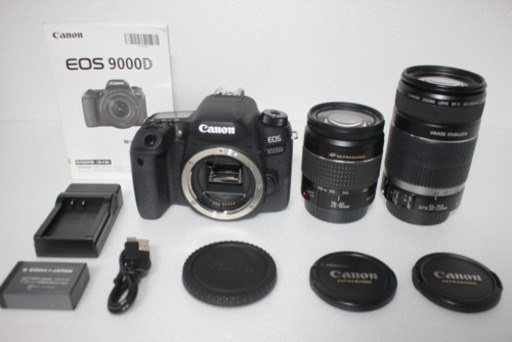 ■キャノン Canon EOS 9000D 標準＆望遠ダブルレンズセット
