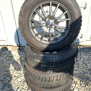 超美品バリ溝‼️195/65R15 ＤＬスタットレスタイヤホイール4本セット 値下げ！バリ溝 195/65R15 ダンロップ スタッドレスタイヤ 4本セット