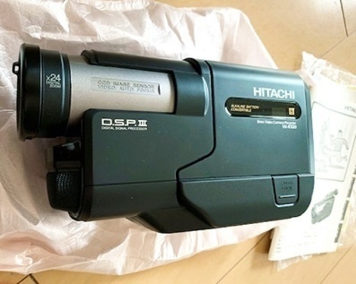 ★8ミリテープデジタル化に★ほぼ新品★HITACHI 8ミリビデオカメラ E120／1オーナー