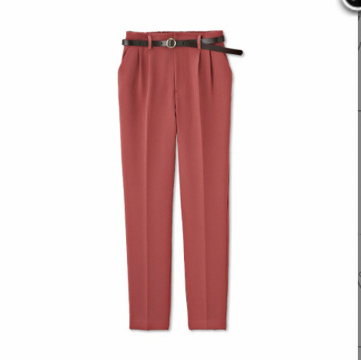 しまむら2pink ブランドベルト付きテーパードピンクパンツズボン あん 岸和田の服 ファッションの中古 古着あげます 譲ります ジモティーで不用品の処分