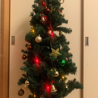 あげます。クリスマスツリー　ツリー　150cm 電球　オーナメント