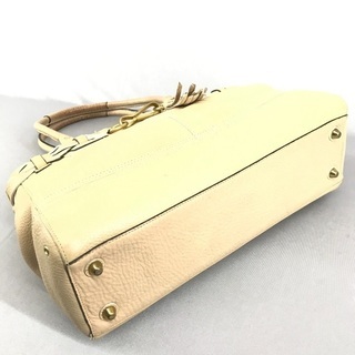 COACH オールドコーチ アイボリーエンボスレザー肩かけショルダー