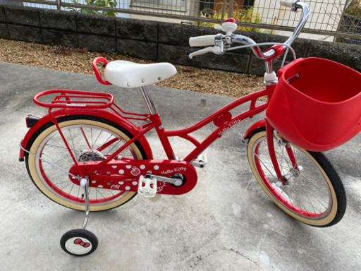 アサヒ自転車　コラボ　ハローキティ　子供用　18インチ