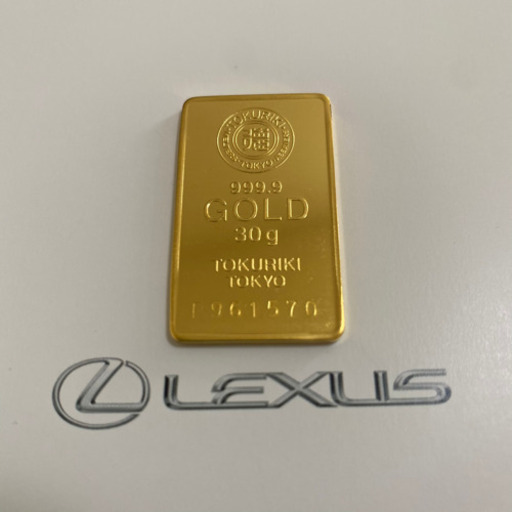 3枚 純金 30g インゴット  模造品 三枚 純金 30g インゴット 模造品 一枚 - メルカリ