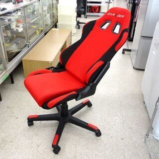 ゲーミングチェア DXRACER 赤×黒 リクライニング キャスター ☆ PayPay(ペイペイ)決済可能 ☆ 札幌市 北区 屯田