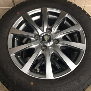 165／70／14スタットレスタイヤ、アルミホイル付き４本セット