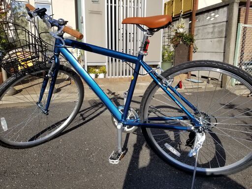自転車 クロスバイク cyma primer いやらしい アイアンブルー