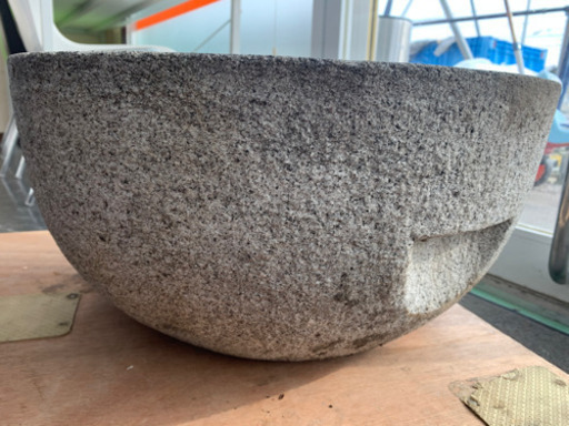 成約御礼】餅つき用石臼/御影石/大型/みかげ石/正月/イベント/子供会  