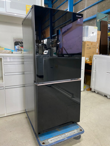 美品！SHARP ノンフロン冷凍冷蔵庫 SJ-GD14E-B 2019年製 どっちもドア