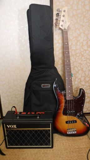 ベース＆アンプ　Greco WSB-STD　＆　VOX Pathfinder Bass10
