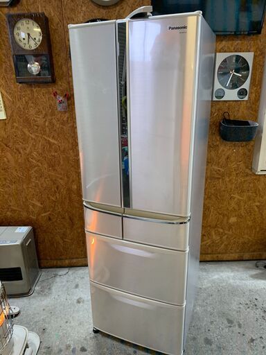 E2602　パナソニック　426L　6ドア冷蔵庫　2010年