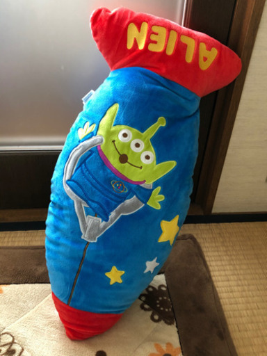 トイストーリーリトルグリーンメンクッション たかママ 和歌山の子供用品の中古あげます 譲ります ジモティーで不用品の処分