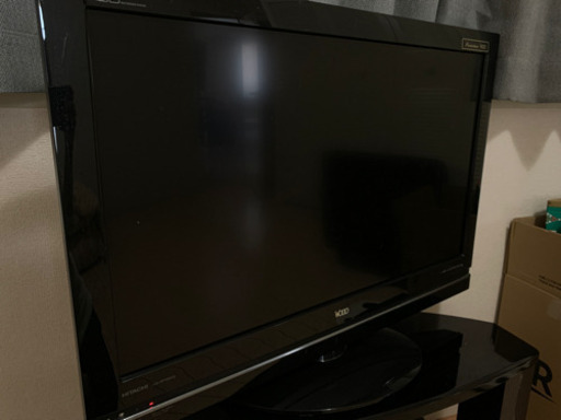 3点セット！2010年製HITACHI 液晶テレビ32型/LG DVDプレイヤー/テレビ台