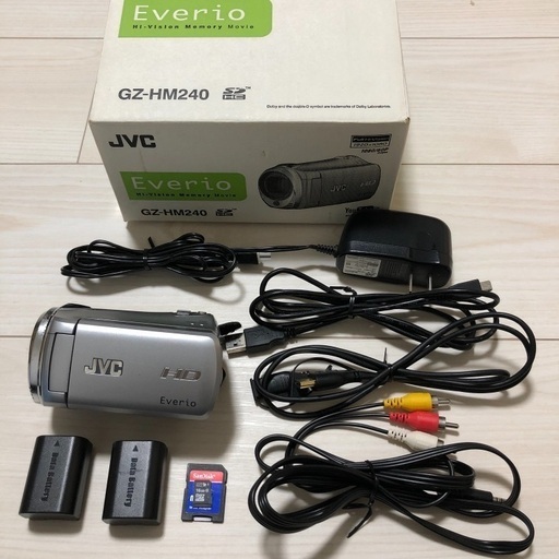 JVC GZ-HM240 エブリオ　ビデオカメラ　ブルーレイディスクドライブ付