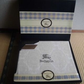 【未使用】Burberry/バーバリーのソフトコットンシーツ（西...