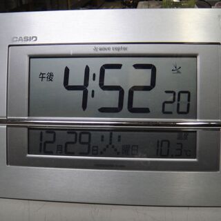 カシオ（CASIO)ウェーブセプター　電波置き時計　電波時計
