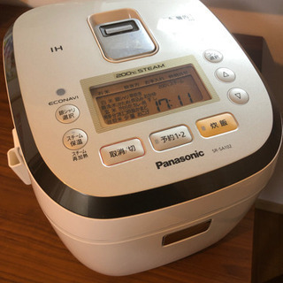 炊飯器 Panasonic SR-SA102
