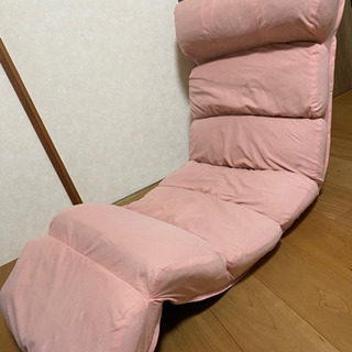 座椅子 42段ギア ピンク カバー取り外し可能