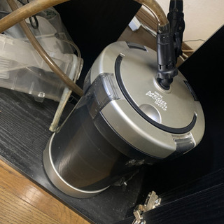 GEX ガラス水槽セット　台付き　手前フレーム無し！