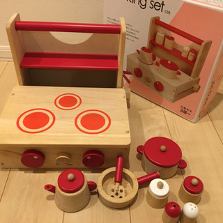 ニチガン 木製 キッチンセット おもちゃ