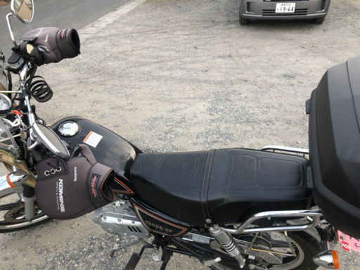 GN125 5400キロ　自賠責付き　リアボックス GN125 5400キロ 自賠責付き リアボックス