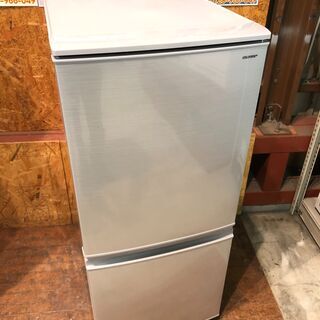 管理KRR234】SHARP 2018年 SJ-D14D 137L 2ドア冷凍冷蔵庫