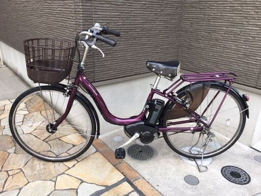 31日まで！美車バッテリーほぼ新品！8.9Ah ヤマハ　パスナチュラ　26インチ　 電動自転車　電動アシスト自転車　1229②