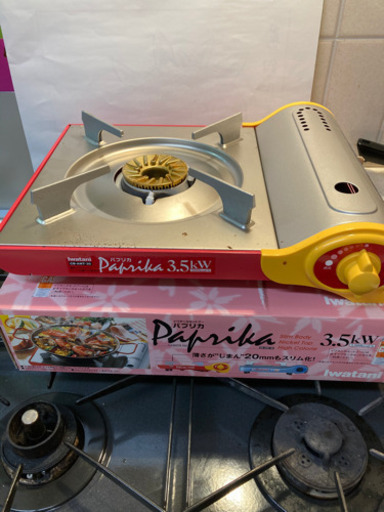 イワタニのカセットコンロ　薄型スタイリッシュ(中古)