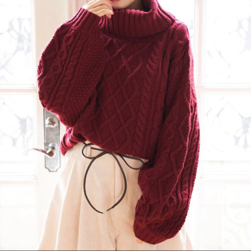 Ingni 赤ニットmサイズ Sora 中村橋のセーター レディース の中古 古着あげます 譲ります ジモティーで不用品の処分