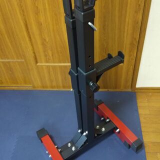 美品！！｜分離型バーベルスタンドとキャスター付きトレーニングベンチ