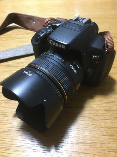Canon EOS KISS X6i ボディシグマ単焦点レンズ