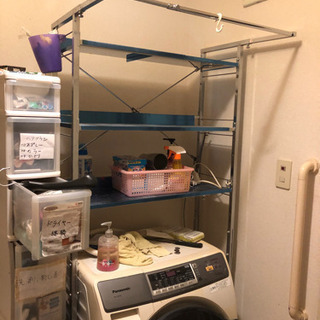 洗濯機上　収納棚