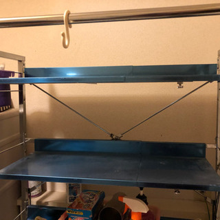 洗濯機上　収納棚