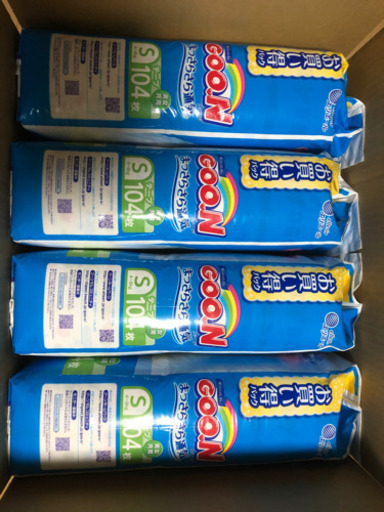 GOO.N テープS（4-8キロ）104枚×4セット