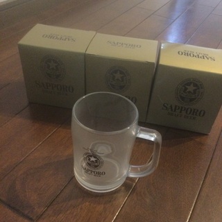 SAPPORO サッポロ　DRAFT BEER グラス　3つ　セ...