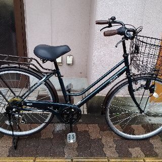 C30☆\12500円スタート☆ 整備済み 中古自転車 ノーパンクタイヤ