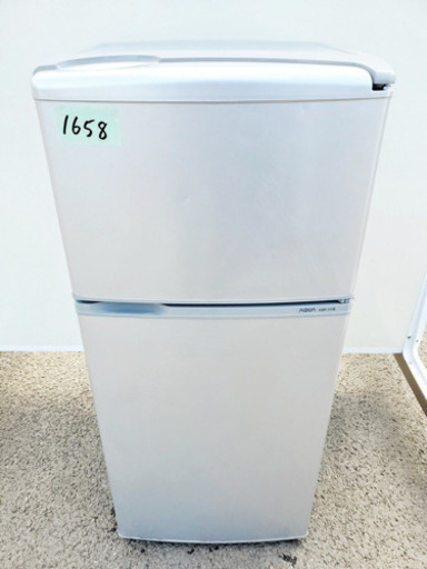 ③1658番AQUA✨ノンフロン直冷式冷凍冷蔵庫✨AQR-111B‼️