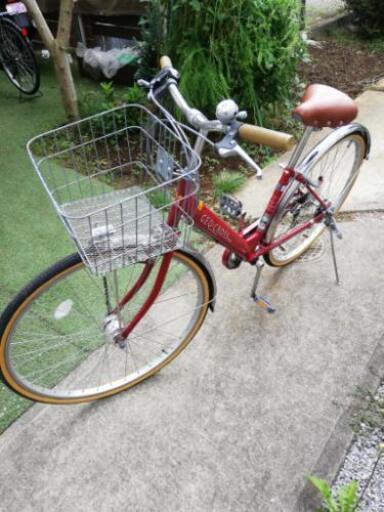 自転車　赤色