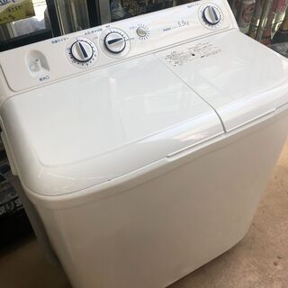 Haier / ハイアール 2槽式 5.5kg 洗濯機 2017年 JW-W55E
