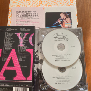 安室奈美恵 京セラ DVD 大阪・ナナコカードセット