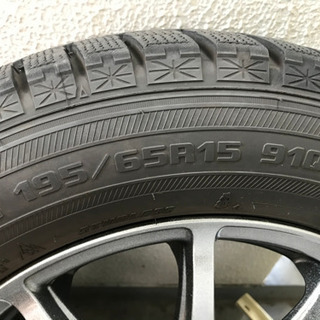 スタッドレス2018年製・ホイールセット　195/65R/15