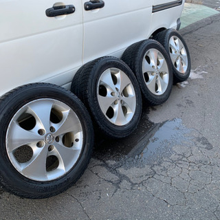 トヨタアルファード 純正スタッドレスタイヤ 付きアルミホイール