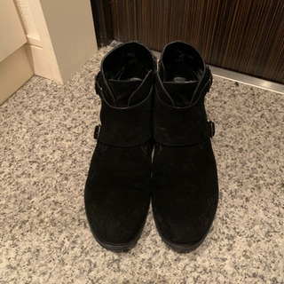 メンズ　ショートブーツ　スエード