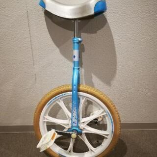 【ネット決済】【値下げ】子供用一輪車(ユニサイクル18インチ水色)